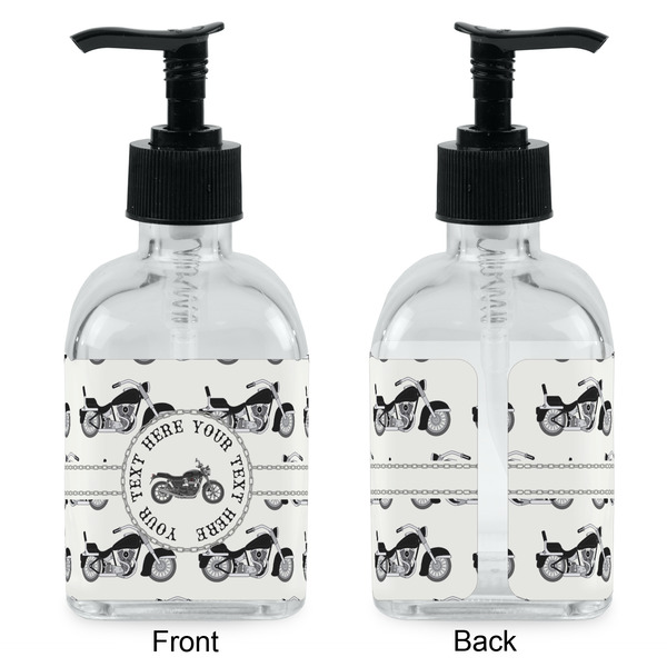 Motorcycle Glass Soap/Lotion Dispenser - Approval