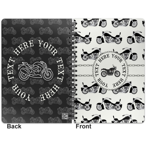 Motorcycle Spiral Journal 7 x 10 - Apvl