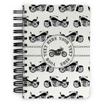 Motorcycle Spiral Notebook - 5x7 w/ Name or Text