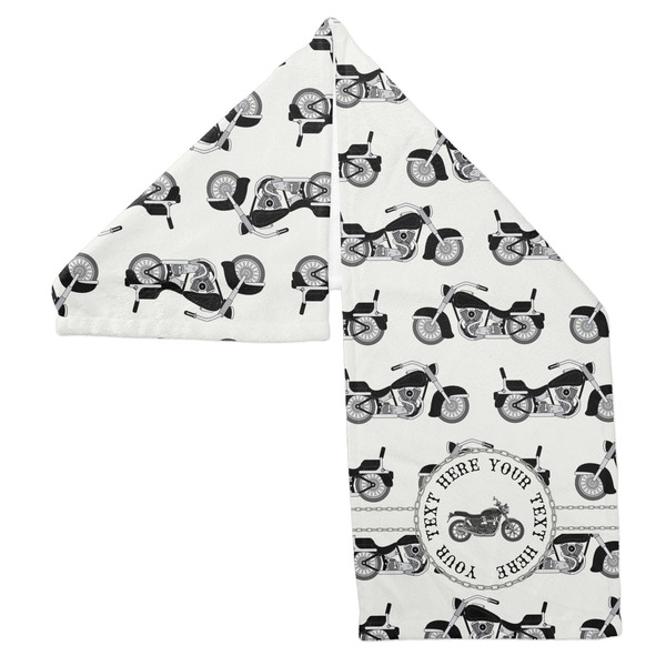 Motorcycle Sports Towel Folded - Both Sides Showing