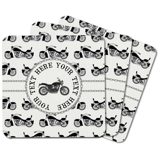 Motorcycle Square Fridge Magnet - MAIN