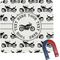 Motorcycle Square Fridge Magnet (Personalized)