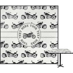 Motorcycle Square Table Top - 24" (Personalized)
