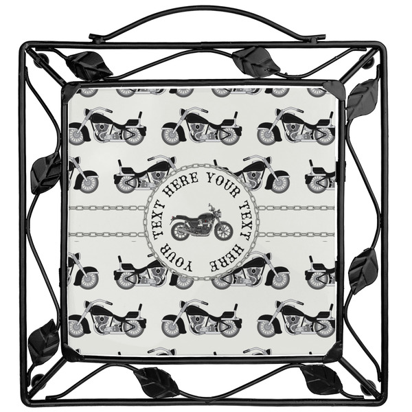 Custom Motorcycle Square Trivet (Personalized)