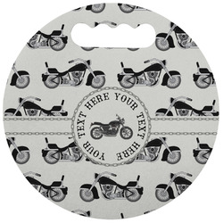 Motorcycle Stadium Cushion (Round) (Personalized)