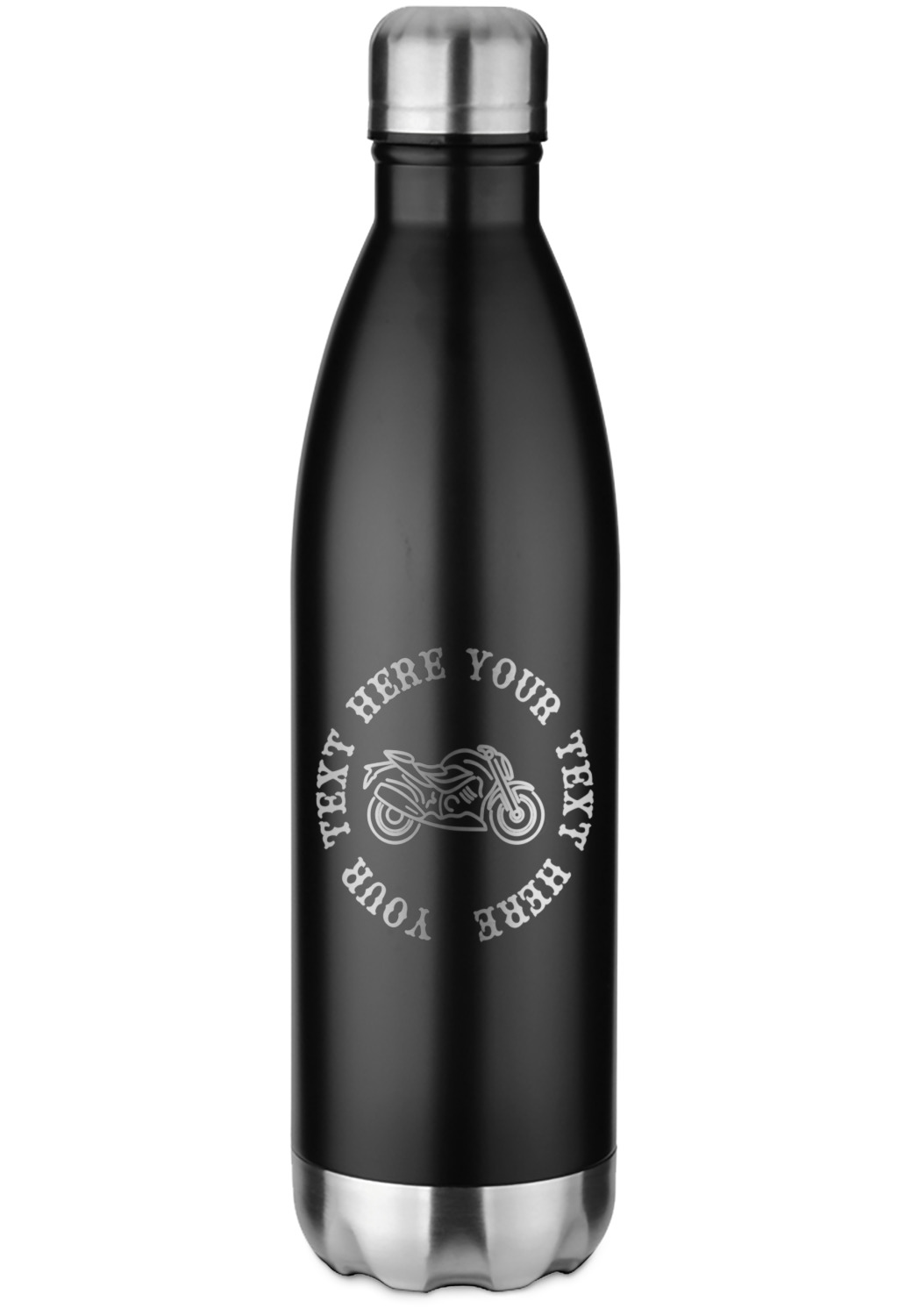 Motorcycle Water Bottle 26 oz. Stainless Steel (Personalized