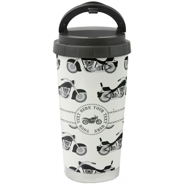 Custom Motorcycle Stainless Steel Coffee Tumbler (Personalized)