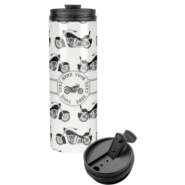 Custom Motorcycle Stainless Steel Skinny Tumbler (Personalized)