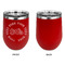 Motorcycle Stainless Wine Tumblers - Red - Single Sided - Approval