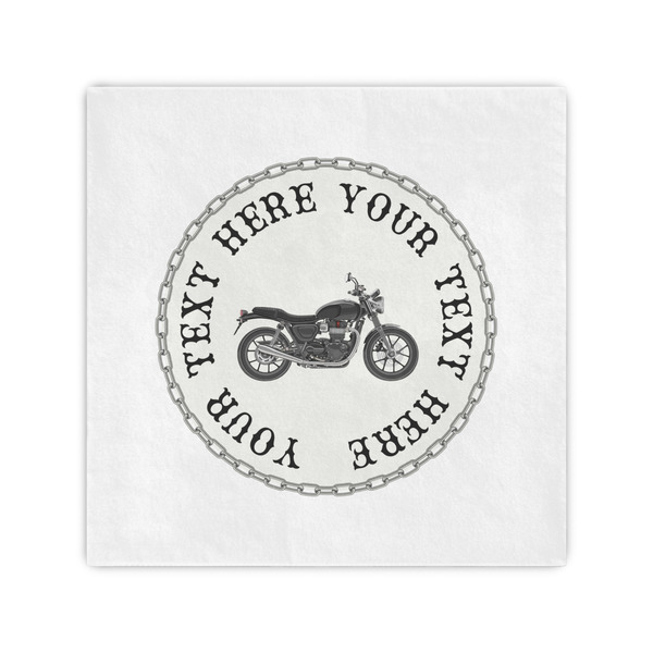 Custom Motorcycle Cocktail Napkins (Personalized)