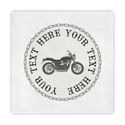 Motorcycle Decorative Paper Napkins (Personalized)