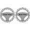 Motorcycle Steering Wheel Cover- Front and Back