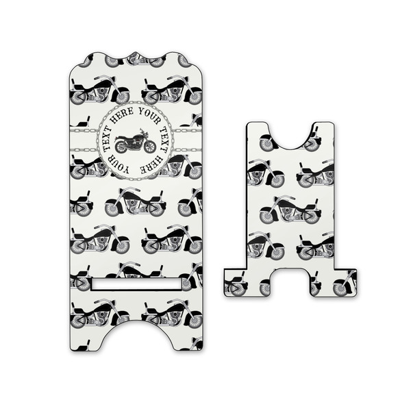 Motorcycle Stylized Phone Stand - Front & Back - Small