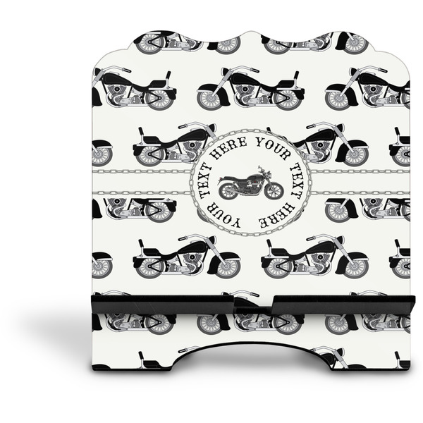 Motorcycle Stylized Tablet Stand - Front without iPad