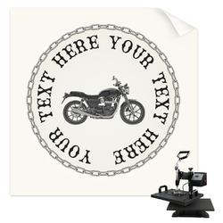 Motorcycle Sublimation Transfer - Shirt Back / Men (Personalized)