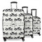 Motorcycle 3 Piece Luggage Set - 20" Carry On, 24" Medium Checked, 28" Large Checked (Personalized)