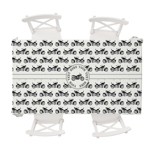 Custom Motorcycle Tablecloth - 58"x102" (Personalized)