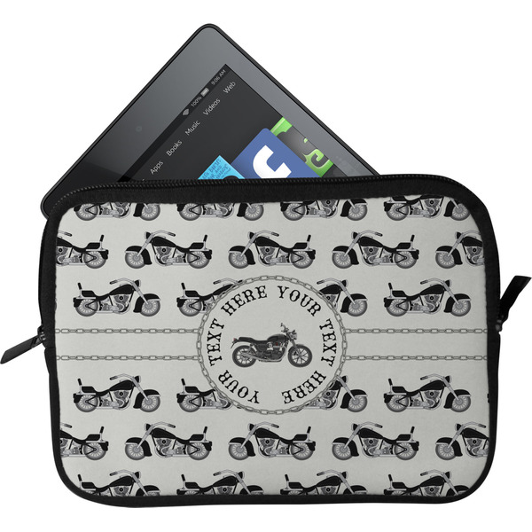 Custom Motorcycle Tablet Case / Sleeve - Small (Personalized)