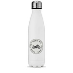 Motorcycle Water Bottle - 17 oz. - Stainless Steel - Full Color Printing (Personalized)