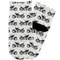 Motorcycle Toddler Ankle Socks - Single Pair - Front and Back