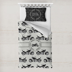 Motorcycle Toddler Bedding Set - With Pillowcase (Personalized)