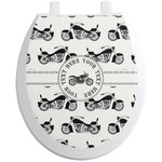 Motorcycle Toilet Seat Decal (Personalized)