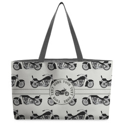 Motorcycle Beach Totes Bag - w/ Black Handles (Personalized)