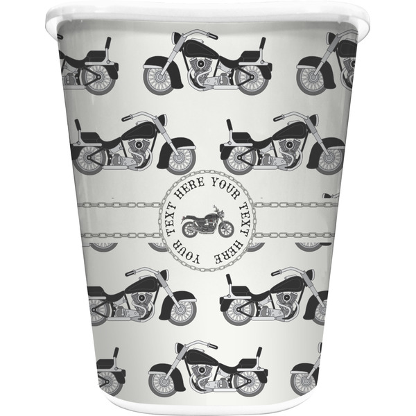 Custom Motorcycle Waste Basket (Personalized)