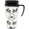 Motorcycle Travel Mug with Black Handle - Front