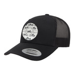 Motorcycle Trucker Hat - Black (Personalized)