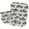 Motorcycle Two Rectangle Burp Cloths - Open & Folded