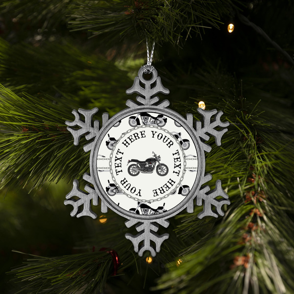 Motorcycle Vintage Snowflake - (LIFESTYLE)