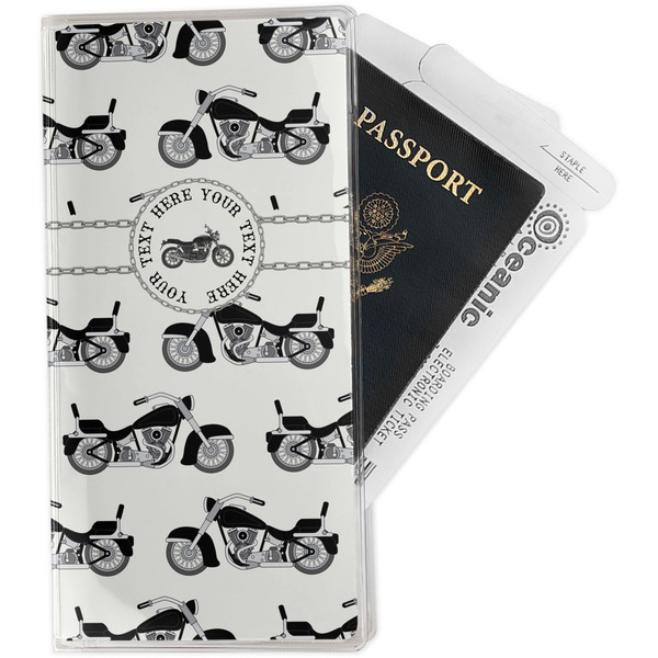 Custom Motorcycle Travel Document Holder