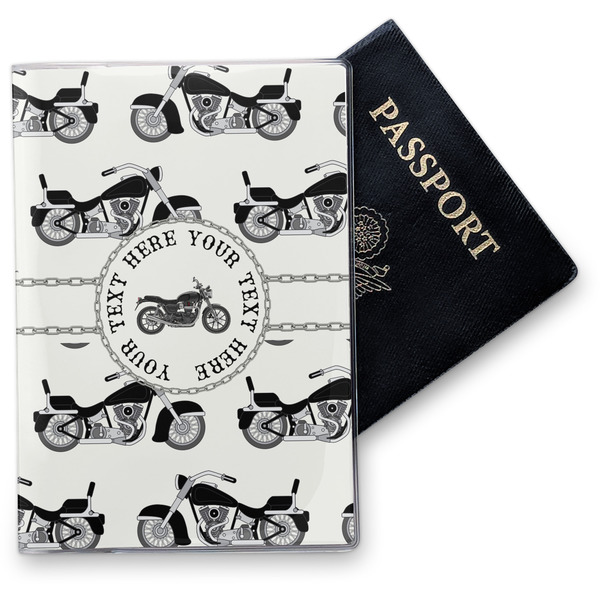 Custom Motorcycle Vinyl Passport Holder (Personalized)