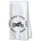 Motorcycle Kitchen Towel - Waffle Weave - Partial Print (Personalized)
