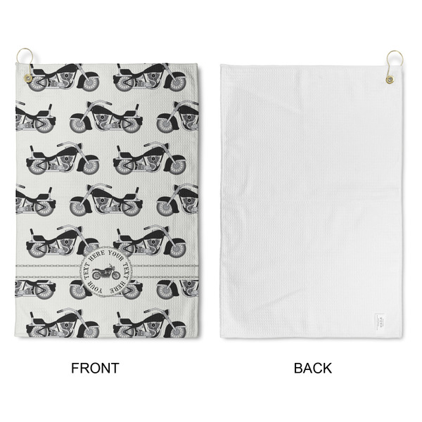 Motorcycle Waffle Weave Golf Towel - Approval