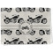 Motorcycle Waffle Weave Towel - Full Print Style Image