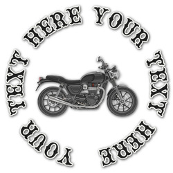 Motorcycle Graphic Decal - Custom Sizes (Personalized)