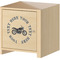 Motorcycle Wall Graphic on Wooden Cabinet