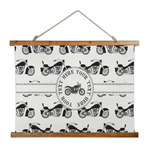 Motorcycle Wall Hanging Tapestry - Wide (Personalized)