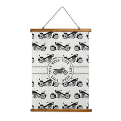Motorcycle Wall Hanging Tapestry - Tall (Personalized)