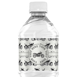 Motorcycle Water Bottle Labels - Custom Sized (Personalized)