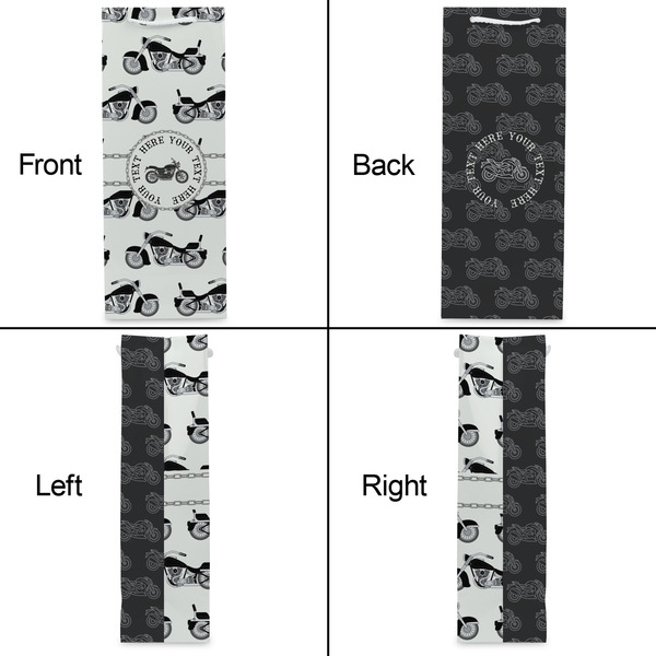 Motorcycle Wine Gift Bag - Gloss - Approval