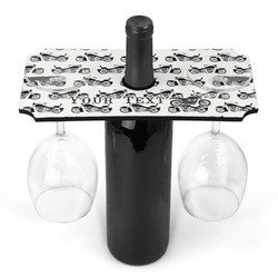 Motorcycle Wine Bottle & Glass Holder (Personalized)