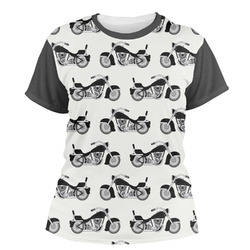 Motorcycle Women's Crew T-Shirt - 2X Large