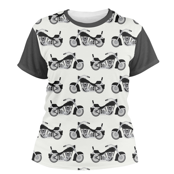 Custom Motorcycle Women's Crew T-Shirt - X Small