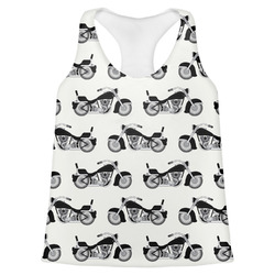 Motorcycle Womens Racerback Tank Top - Small