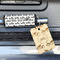Motorcycle Wood Luggage Tags - Rectangle - Lifestyle