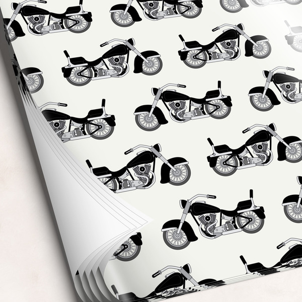Custom Motorcycle Wrapping Paper Sheets