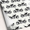 Motorcycle Wrapping Paper - 5 Sheets